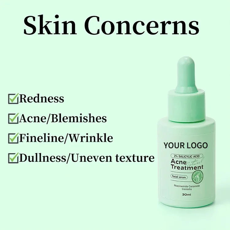 treatment pure natural skincare solution salicylic facial serum