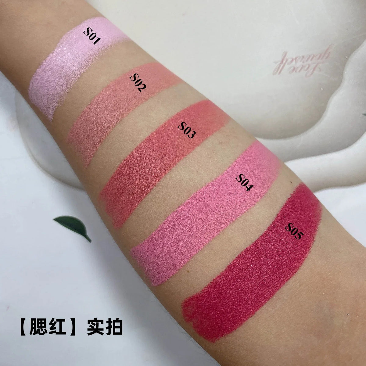 cheek creamy blusher stick and bronzer contour vegan makeup blush stick with brush