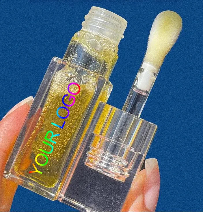 color changing lip oil glossy lipgloss ph color changing clear vegan pink shimmer lip oil