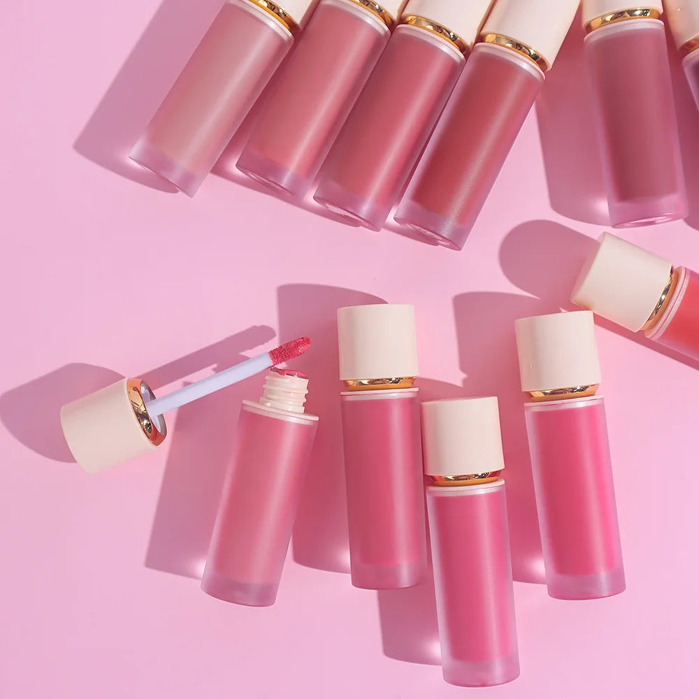 choose tube luxury beige tube liquid blush cruelty free long lasting waterproof matte cheek and lip blush