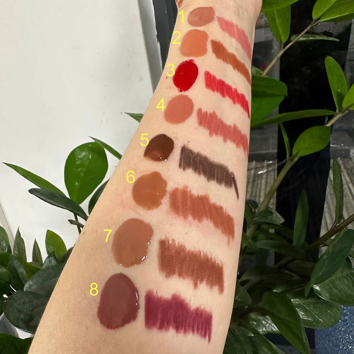 lip kit matte lipstick llipgloss lip liner pencil brown color set pick your own tube lipstick set