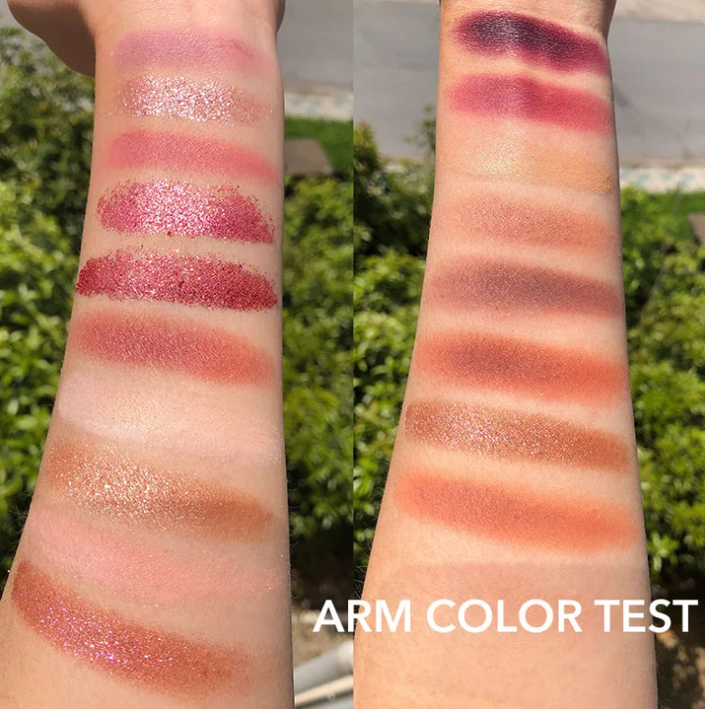 18-color nude pink vegan eyeshadow palette