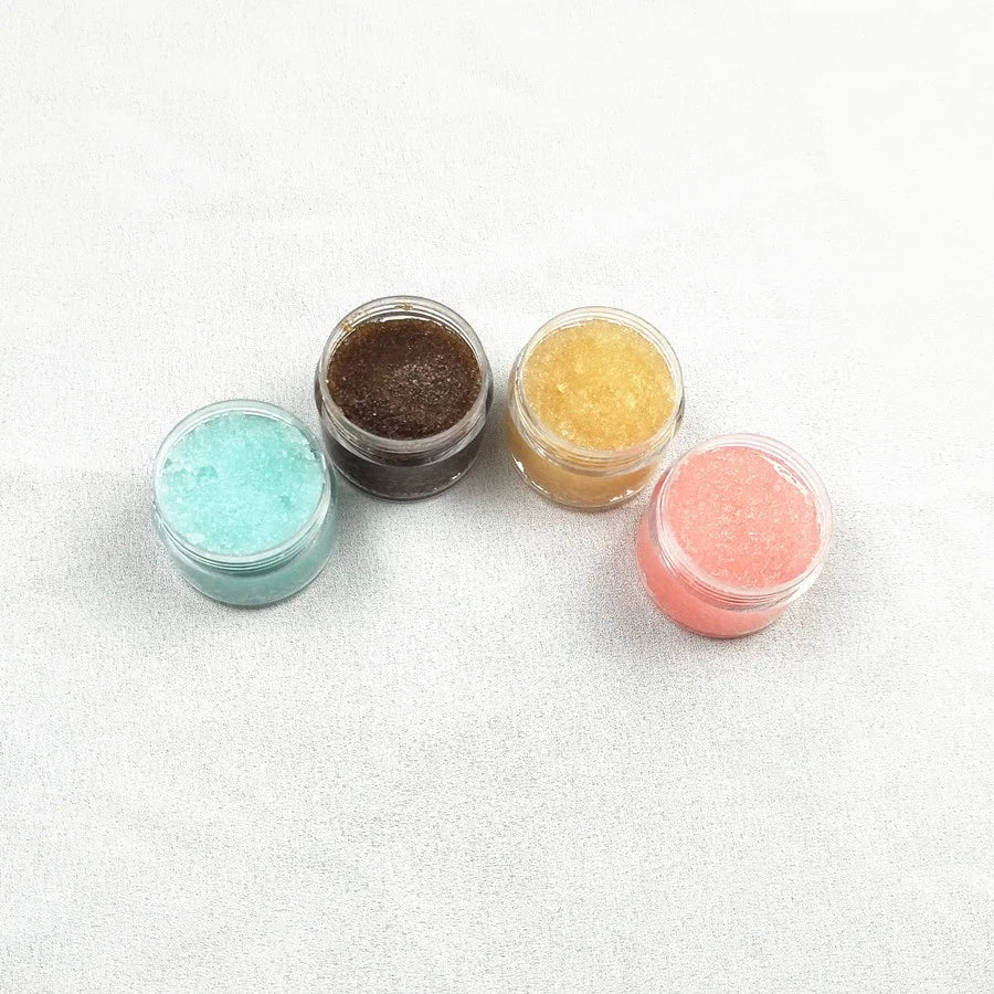 lip care 4 colors scrub strawberry lip scrub lip balm scrub