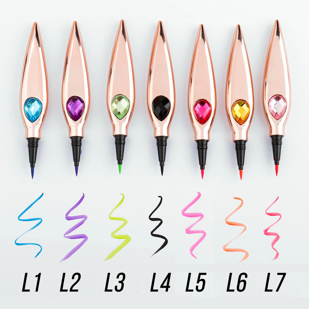 colored eyeliner with quick drying eyeliner natural organic waterproof eye liner pen