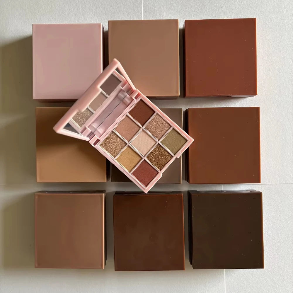 9-color vegan pressed eyeshadow palette