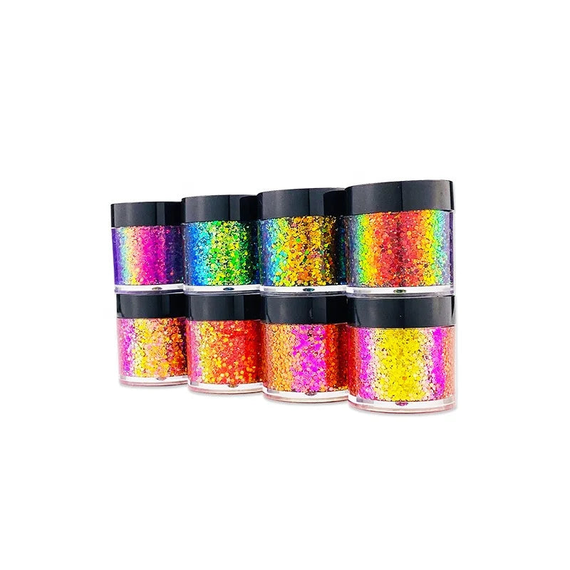 Pearlescent chameleon gel eye shadow