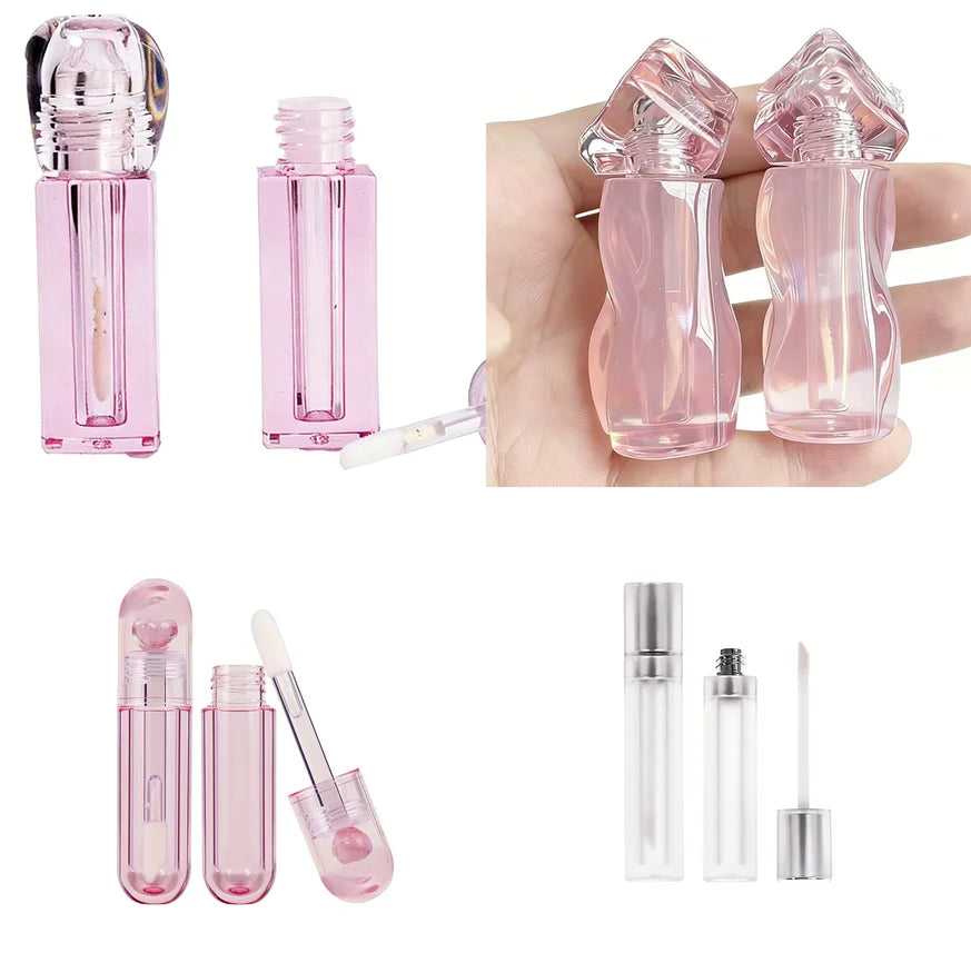 Glossy vegan lip gloss