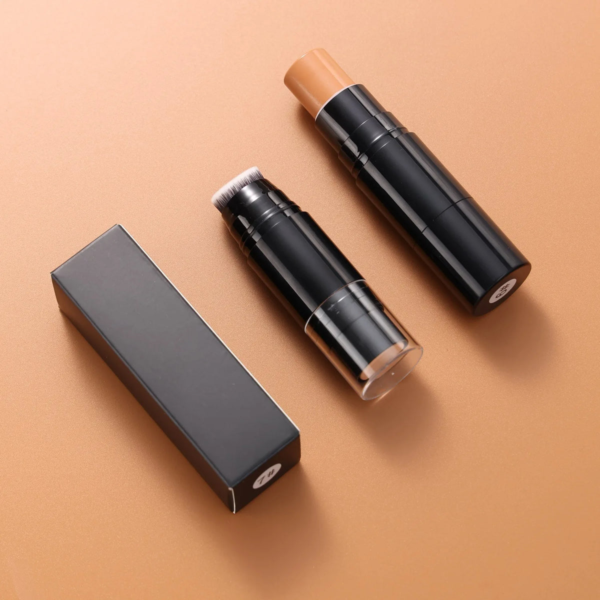 cheek creamy blusher stick and bronzer contour vegan makeup blush stick with brush