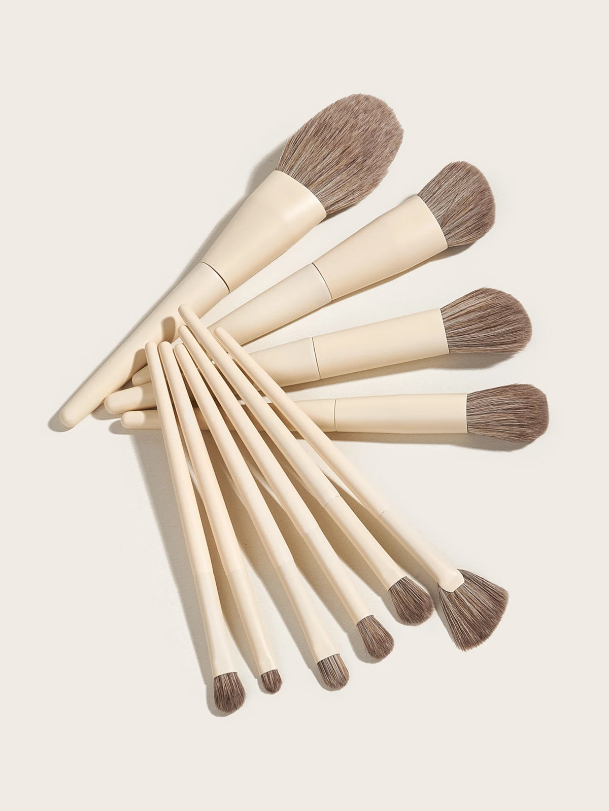 10pcs luxury professional foundation eyeshadow blush face cosmetic makeup brushes set