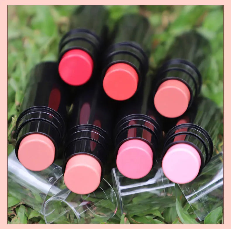 face makeup blush cruelty free blusher stick with brush waterproof cosmetics cream blush stick