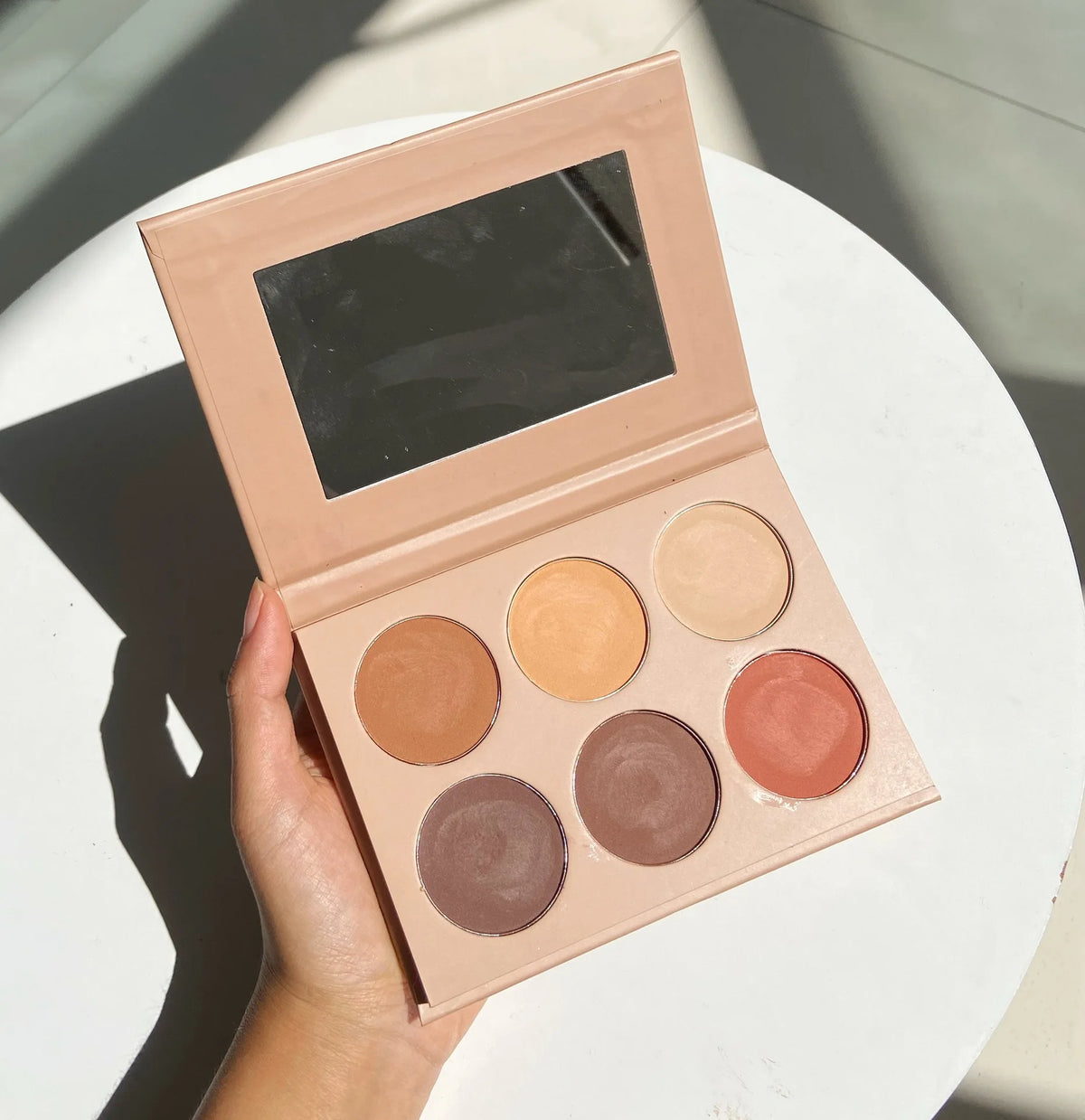 6 colors high pigment concealer contour pressed powder palette makeup vegan full coverage cream contour palette