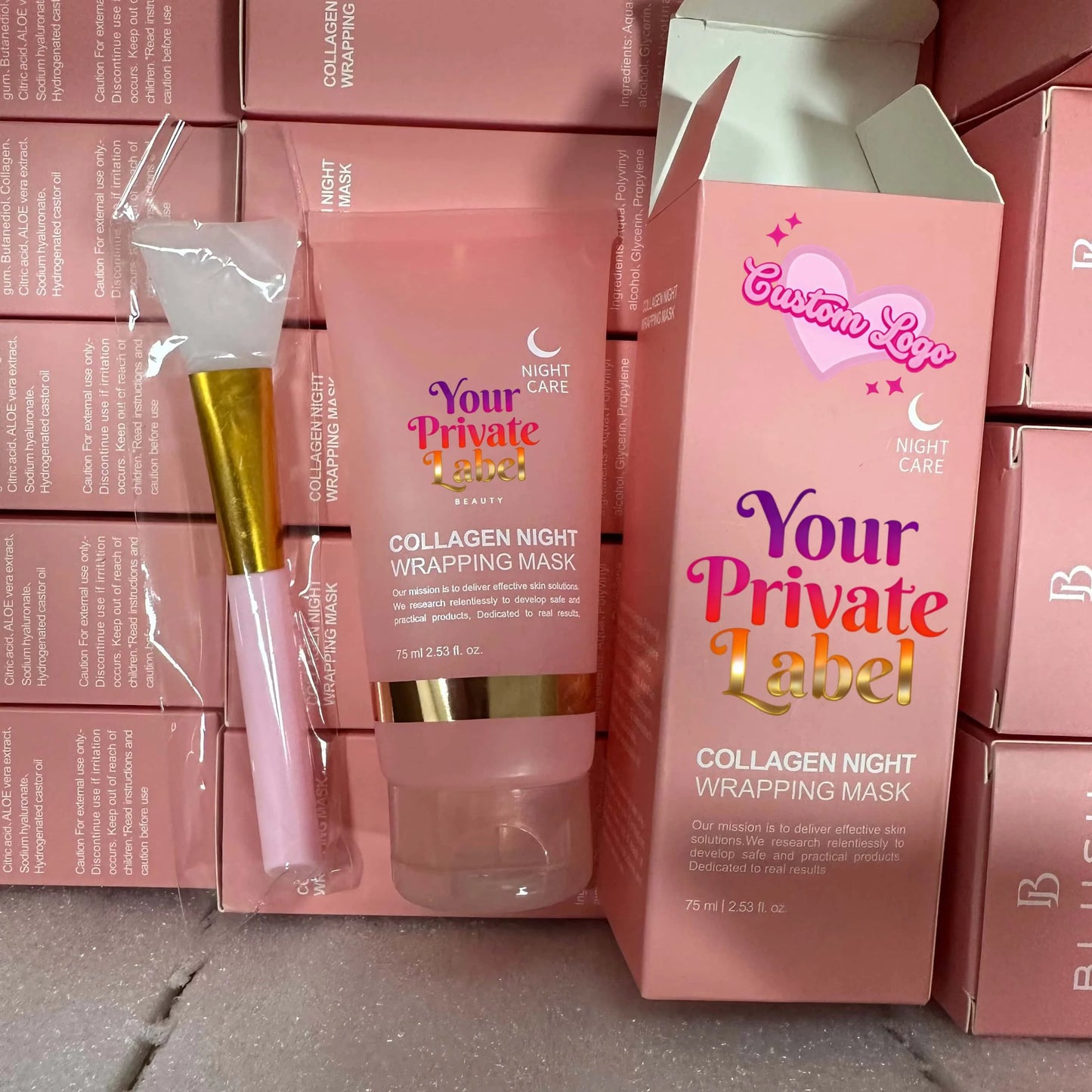 Peel-off collagen facial mask