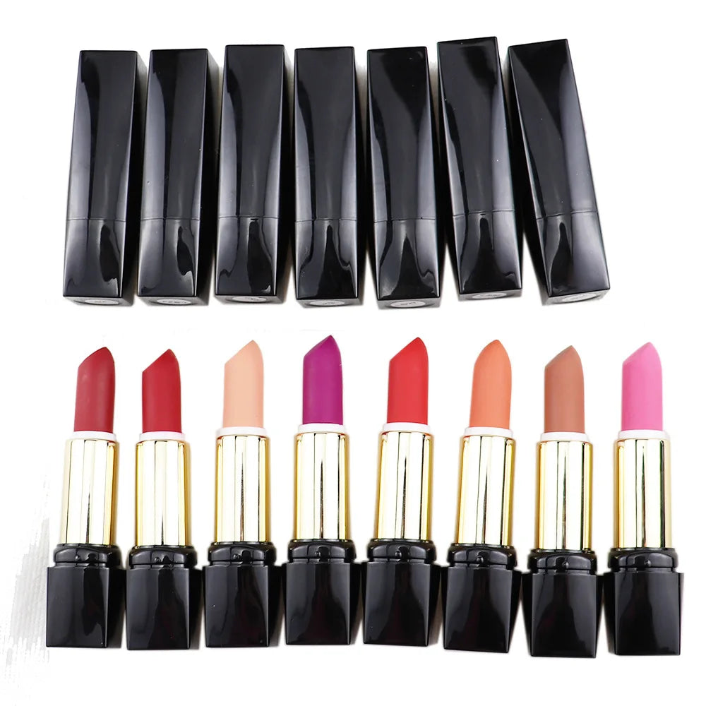 multi-functional 15-color lipstick stick long-lasting cream matte finish long-lasting lip makeup