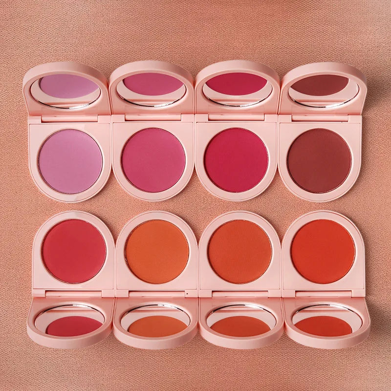 professional makeup blush powder single natural rose blusher palette long lasting waterproof pink blush