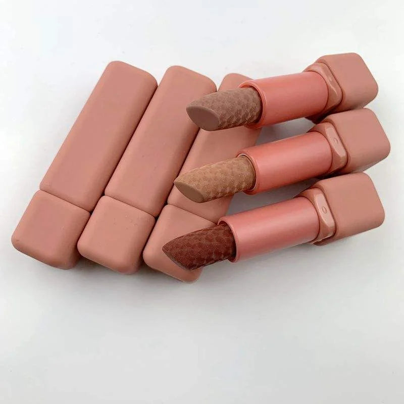 lip makeup 8 colors nude lipstick long lasting high pigment smooth matte lipstick