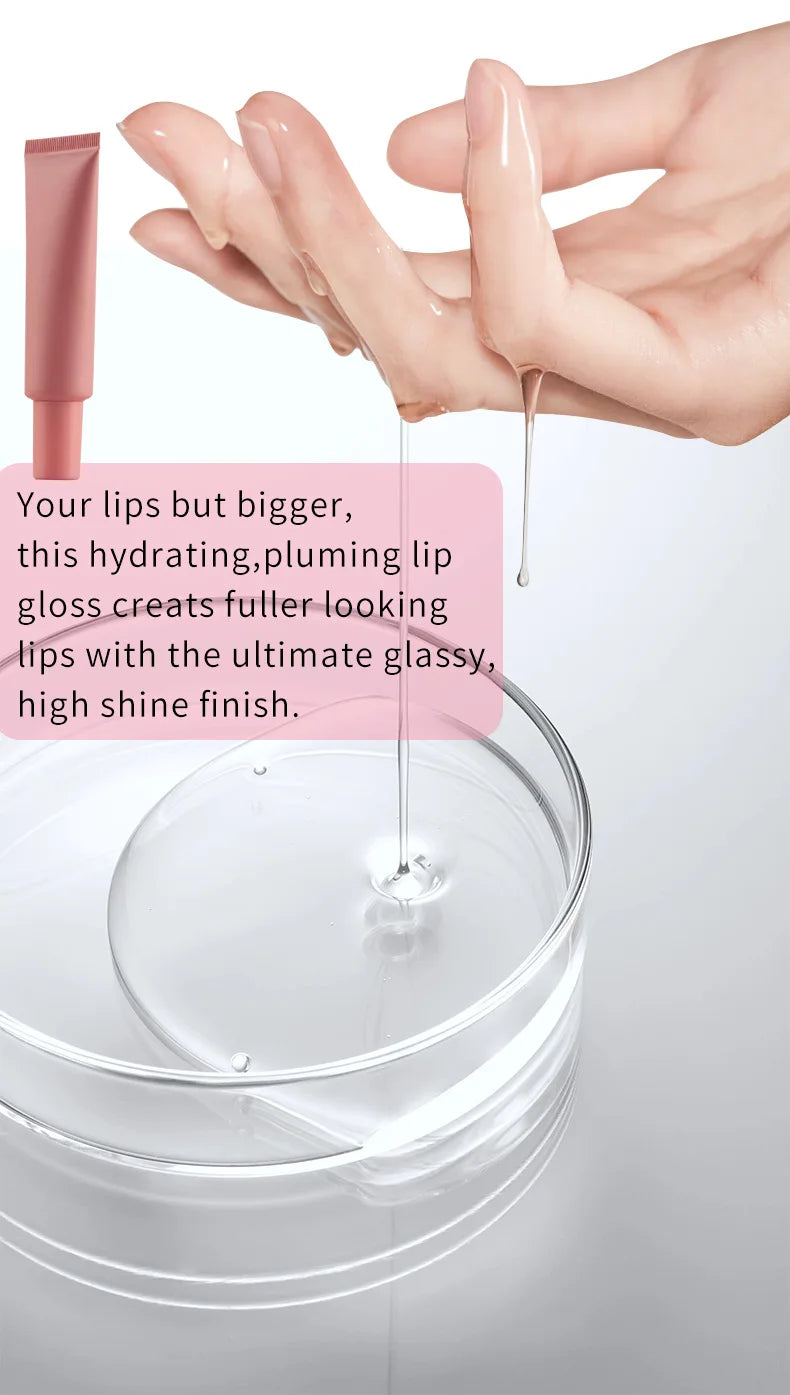 moisturizing lip serum rose flavor clear lip oil lip serum