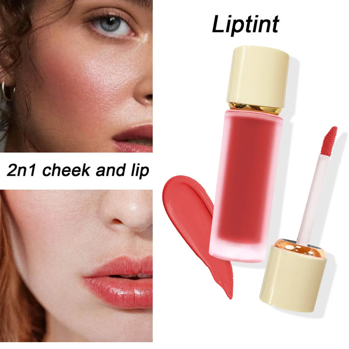 choose tube luxury beige tube liquid blush cruelty free long lasting waterproof matte cheek and lip blush