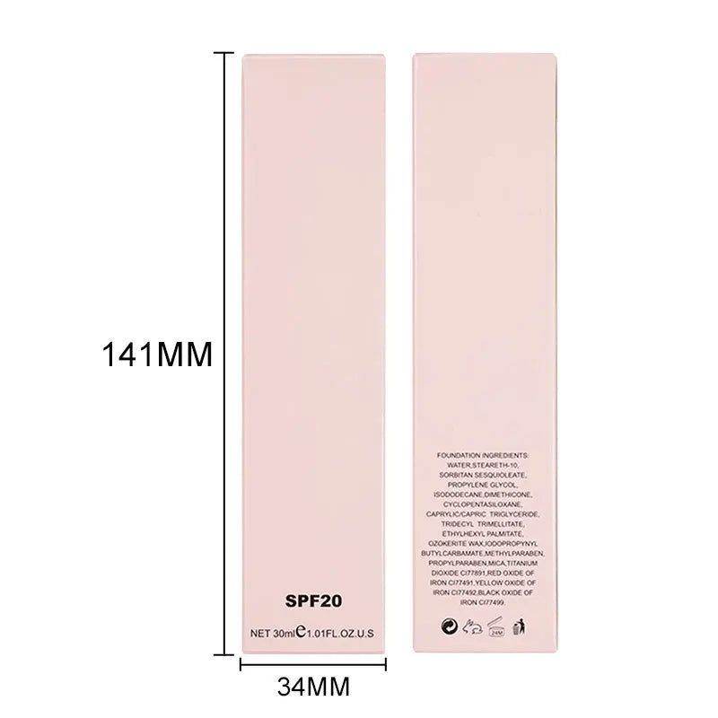 full coverage face liquid foundation cruelty free makeup durable waterproof matte foundation