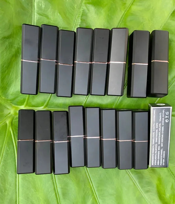 16-color matte cream lipstick waterproof nude lipstick with mineral makeup travel size box packaging