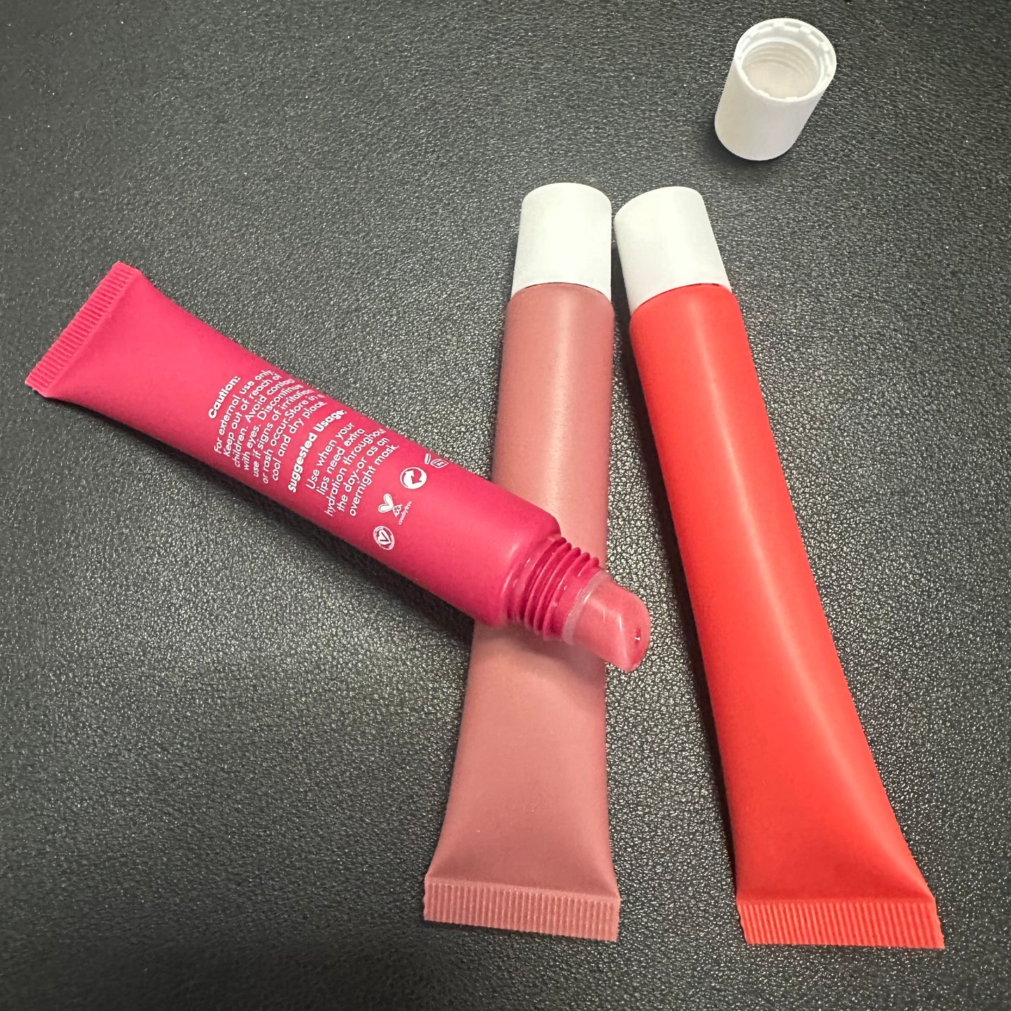 Lip butter balm squeeze tube 6 colors
