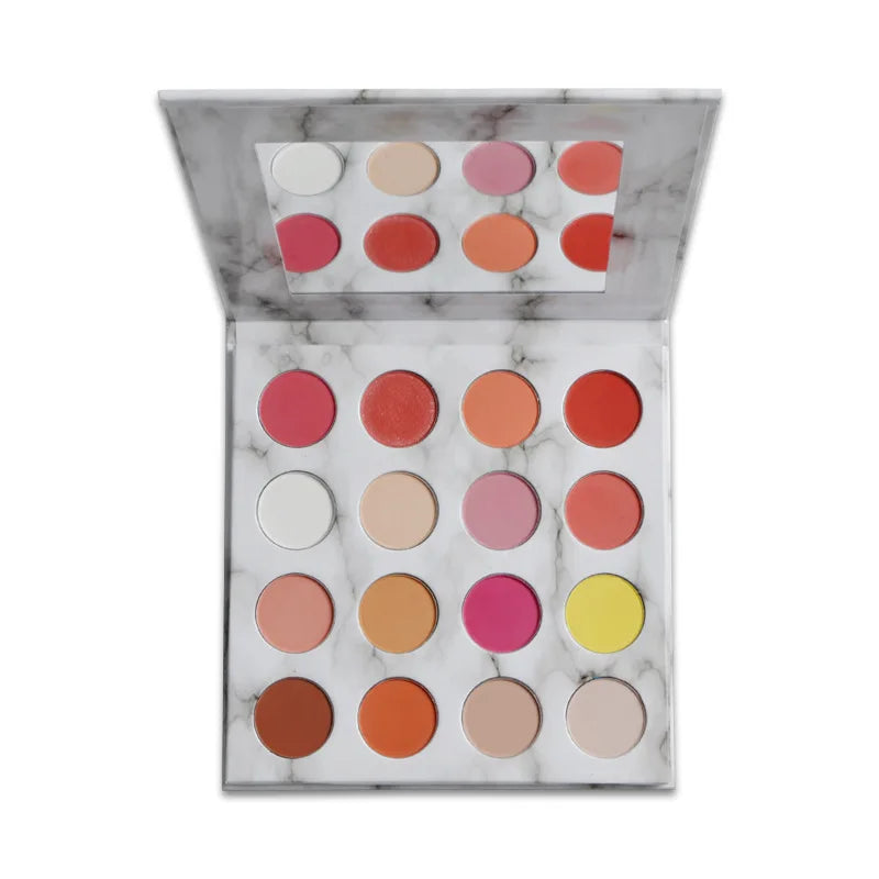 16 color matte shimmer eyeshadow palette