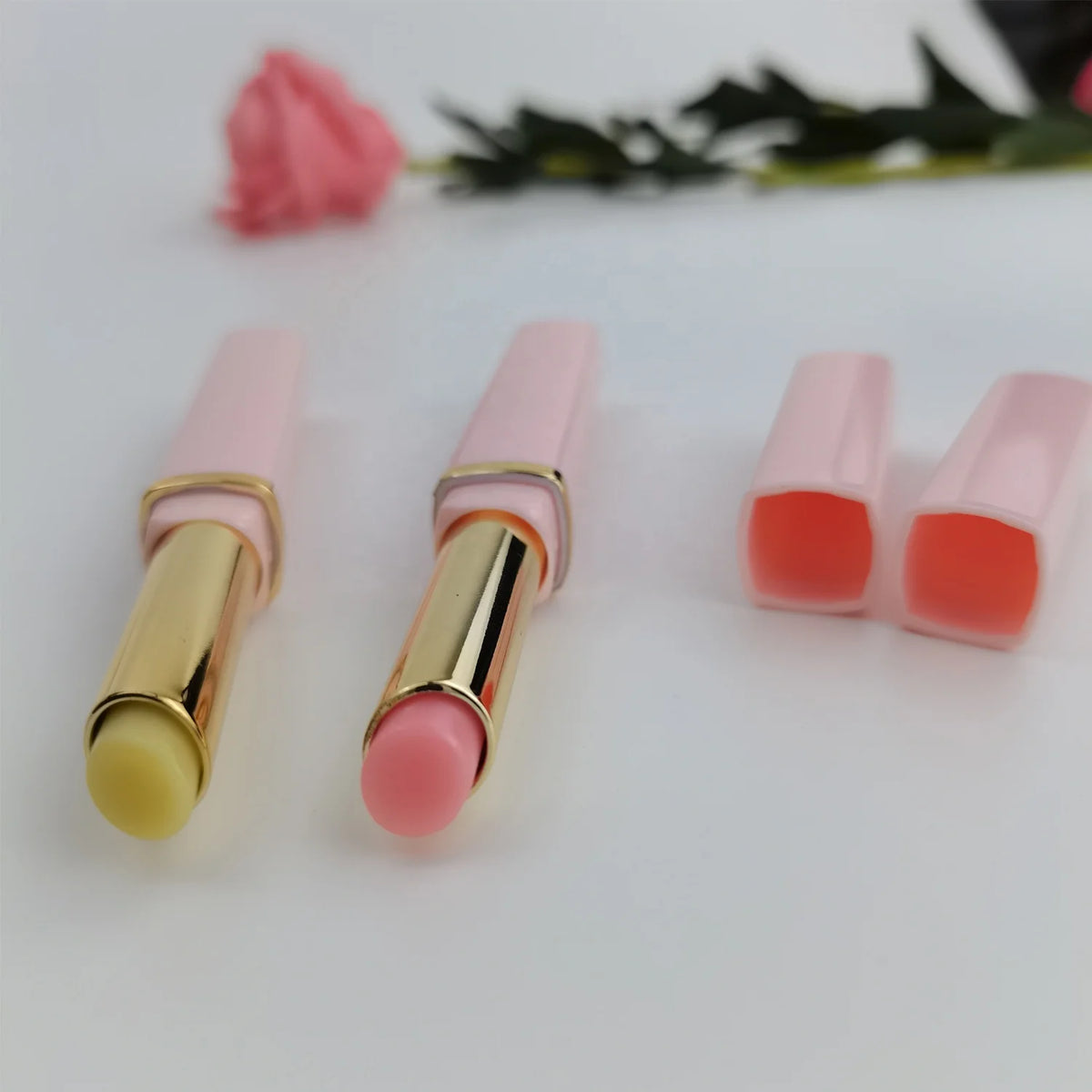natural pink moisturizing lipstick nourish lip balm for hydrating dry lip