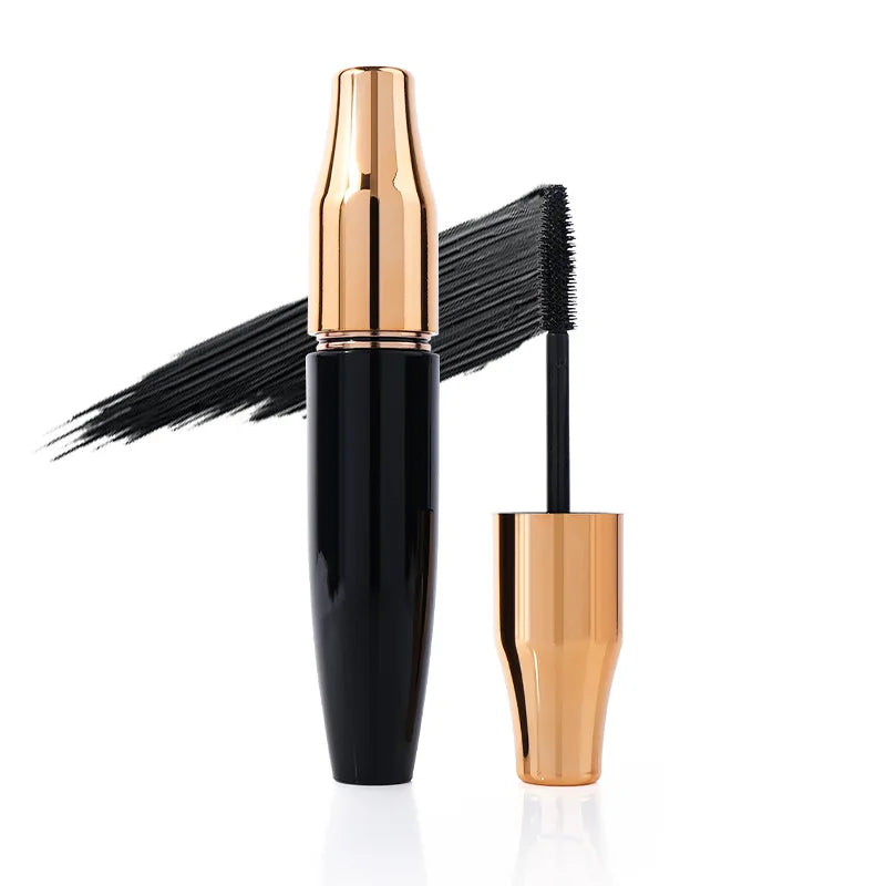 gold lid black mascara gel curly lengthening long lasting smudgeproof mascara mascara