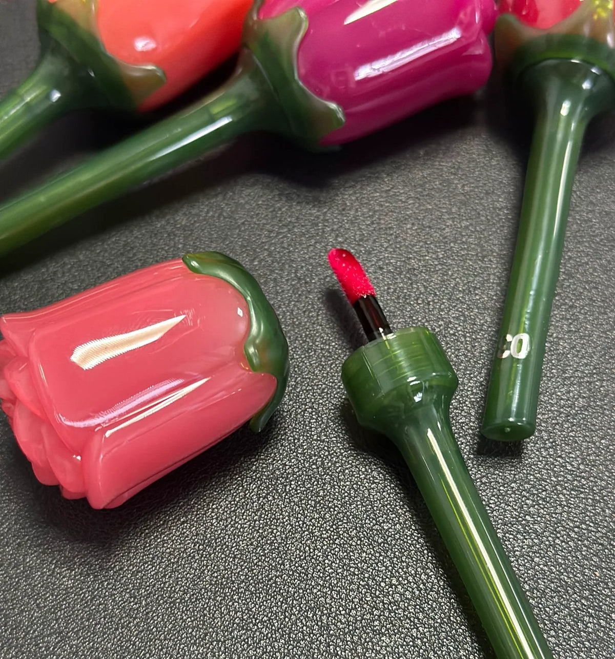 flower shape lip tint makeup hydrating lips and cheek stain waterproof long lasting lip tint