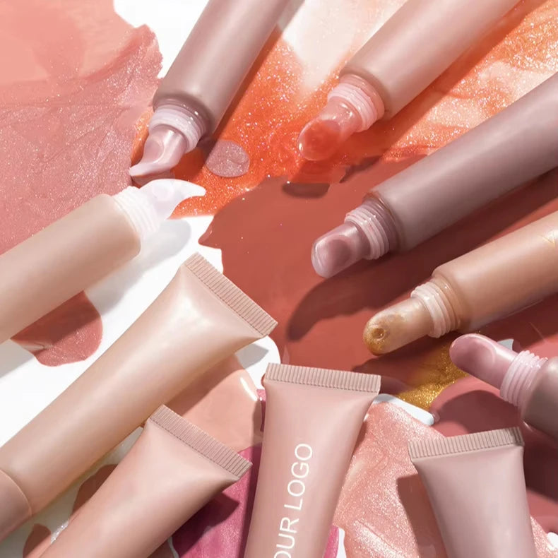 long-lasting 10-color smooth lip gloss vegan lip for shining moisturized lips