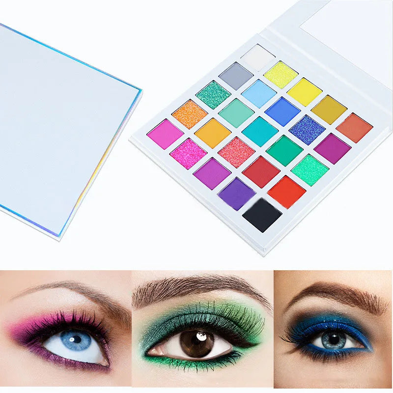 25-color pressed powder eyeshadow palette