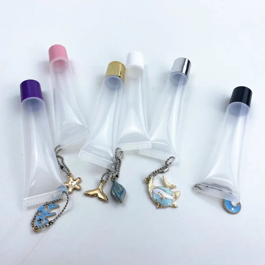 empty lipgloss squeeze tube lipgloss tube lipgloss bottle with keychains