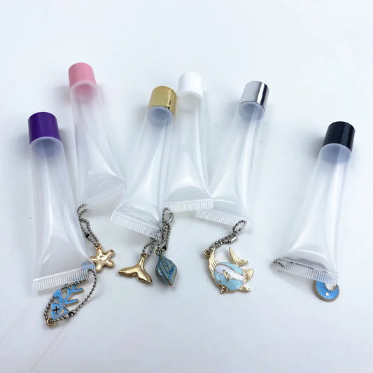 empty lipgloss squeeze tube lipgloss tube lipgloss bottle with keychains