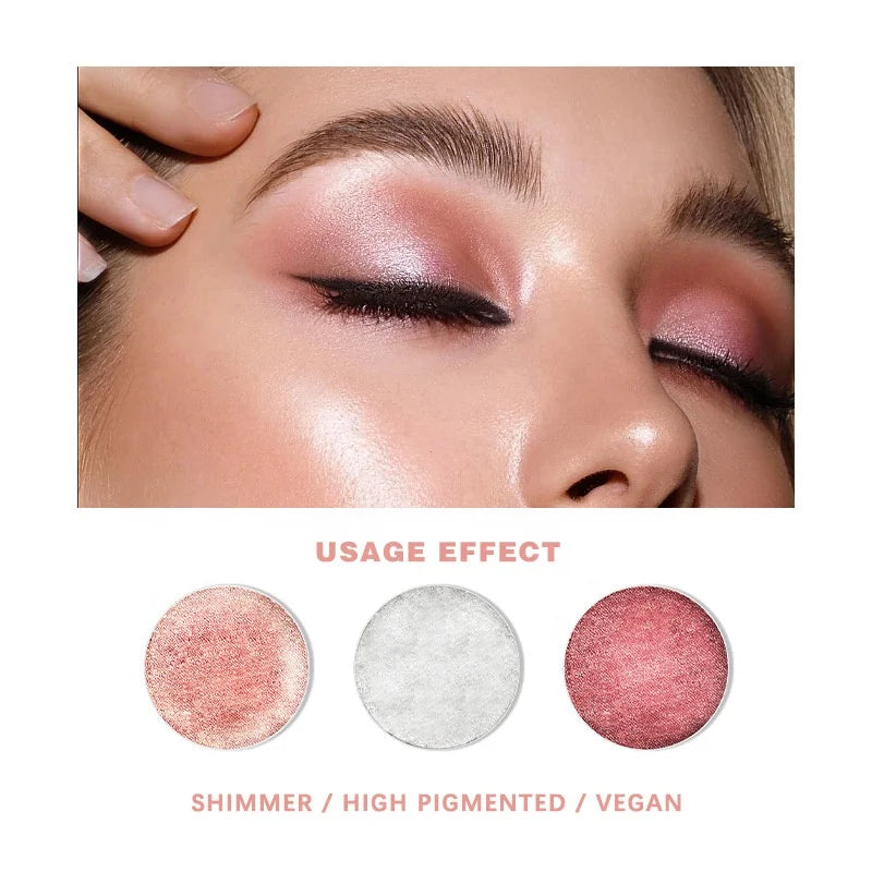 Creamy glitter eye shadow single pot