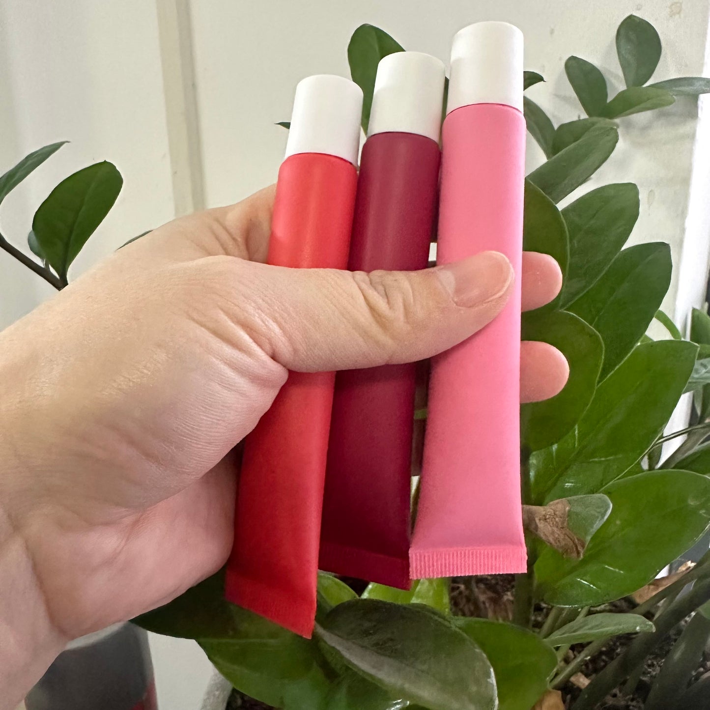 Lip butter balm squeeze tube 6 colors