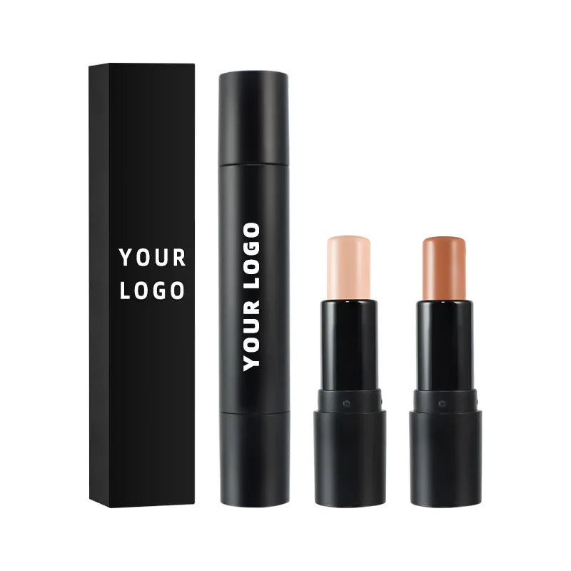 double sided highlighter and bronzer stick face makeup long lasting waterproof cream highlighter contour stick