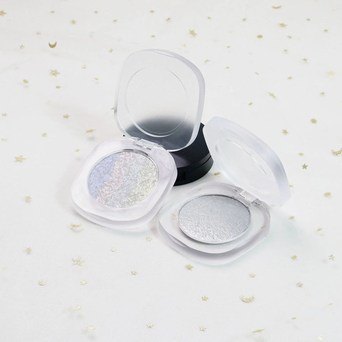 professional cruelty-free highlighter pressed powder shimmer diamond vegan mineral body face makeup highlighter palette