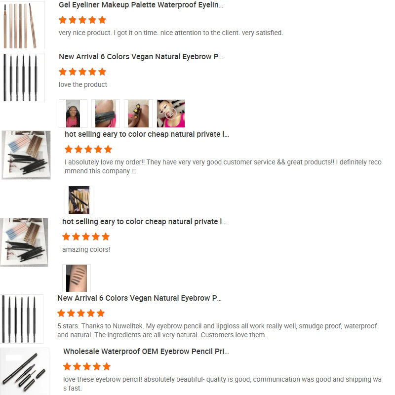 double headed eyebrow pencil definer shaping natural vegan pen set waterproof macaron eyebrow pencil