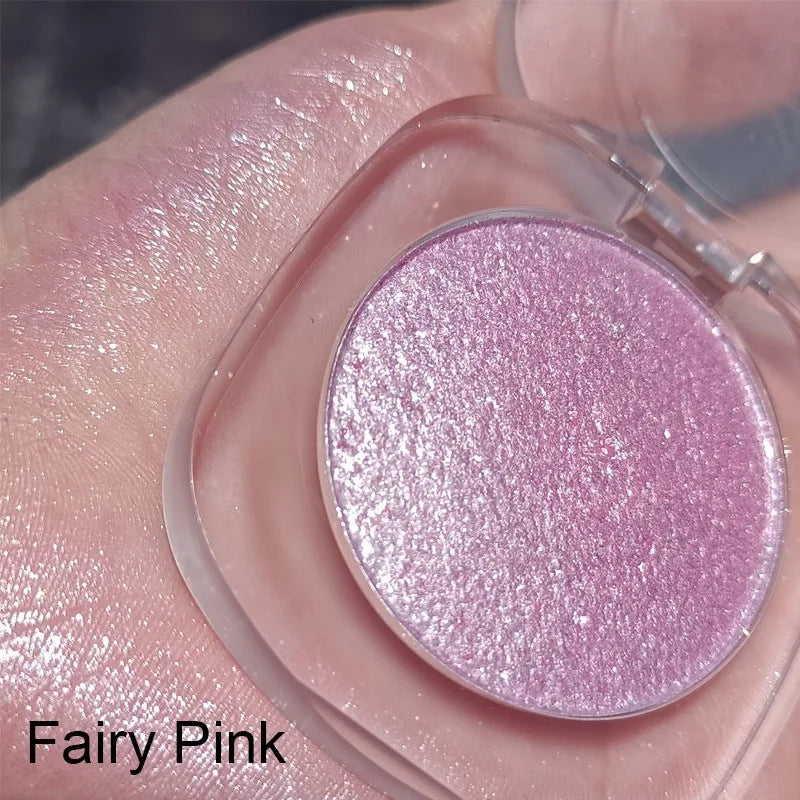 professional cruelty-free highlighter pressed powder shimmer diamond vegan mineral body face makeup highlighter palette