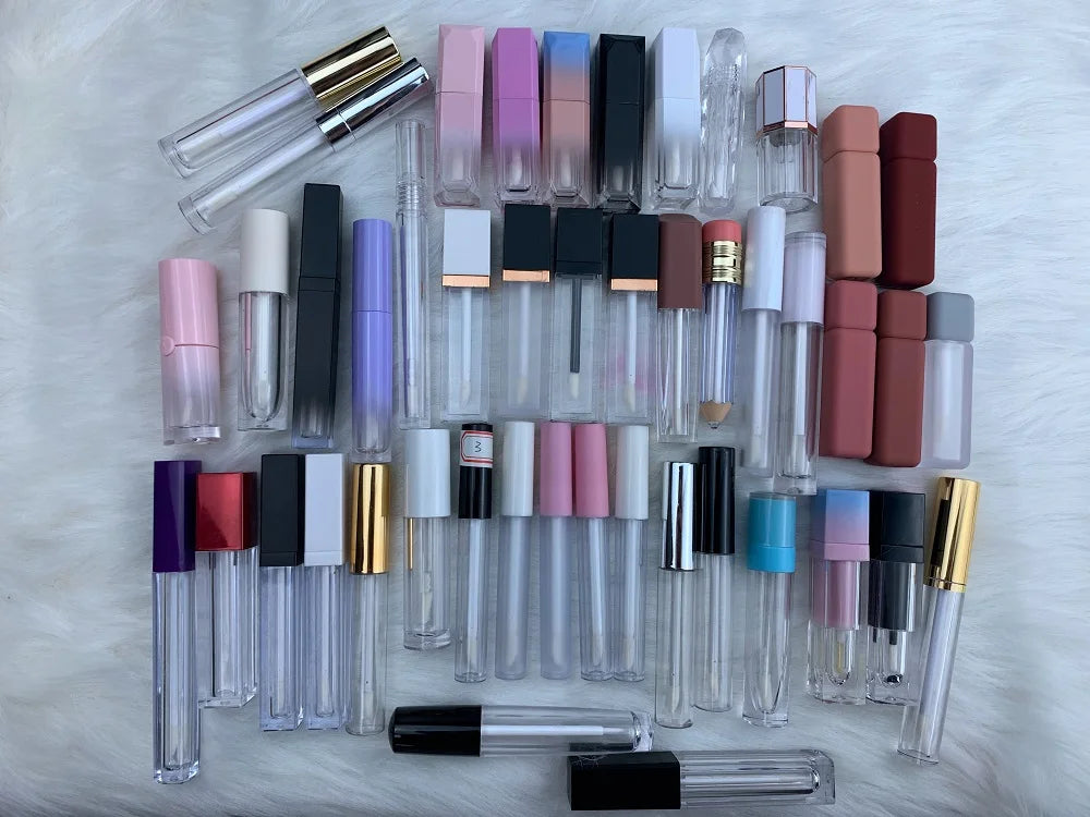 glitter lipstick liquid makeup waterproof lip gloss clear long lasting lipgloss pick colors tube