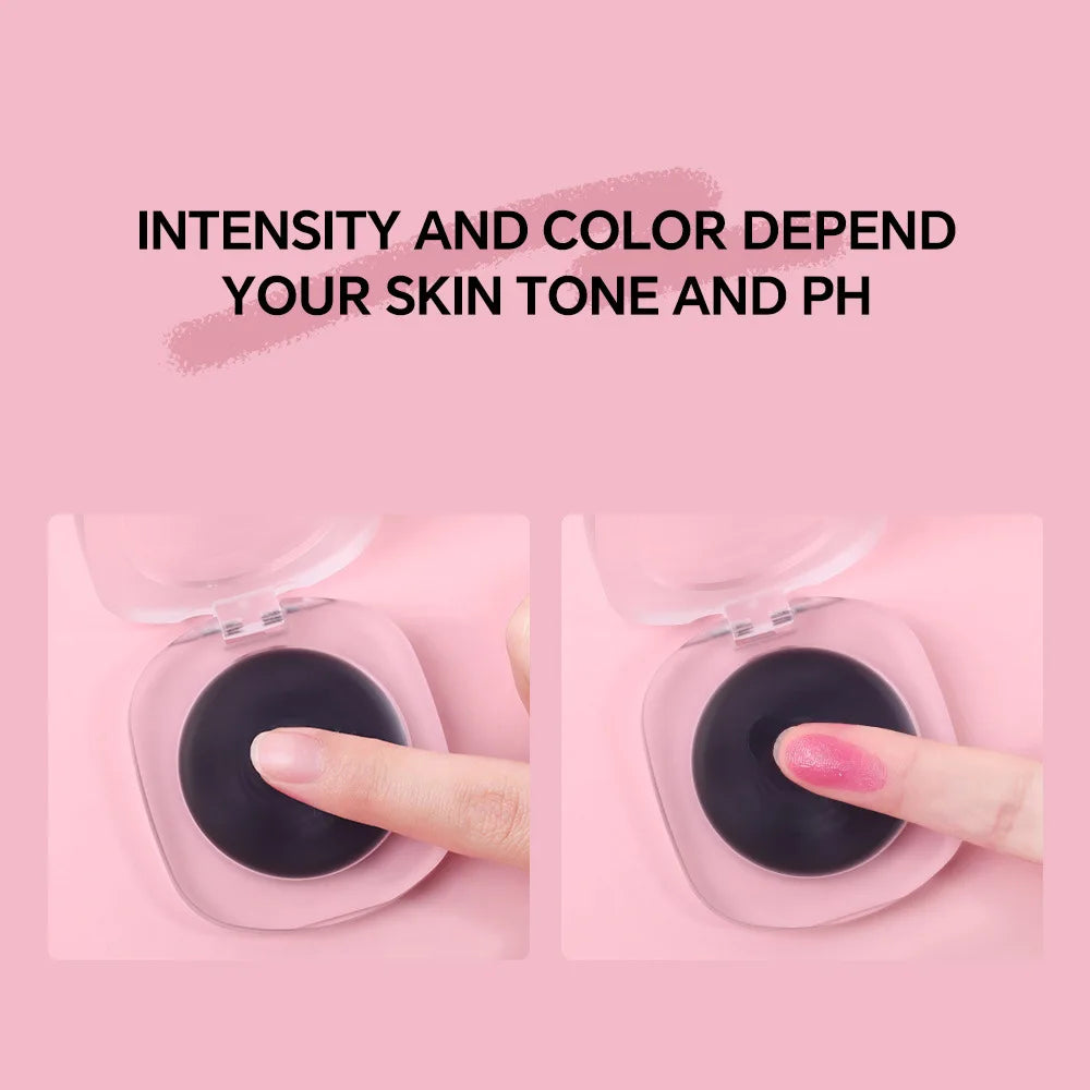 black white vegan mineral waterproof color changing blush cream cheek blush palette