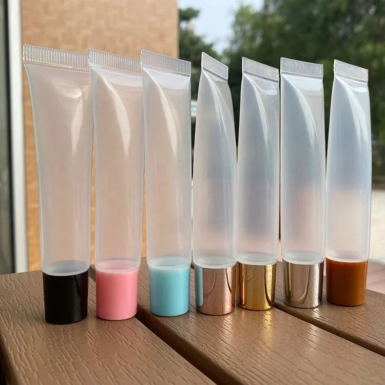 makeup your own lip gloss 10ml diy empty soft tube lipgloss squeeze tubes with brush