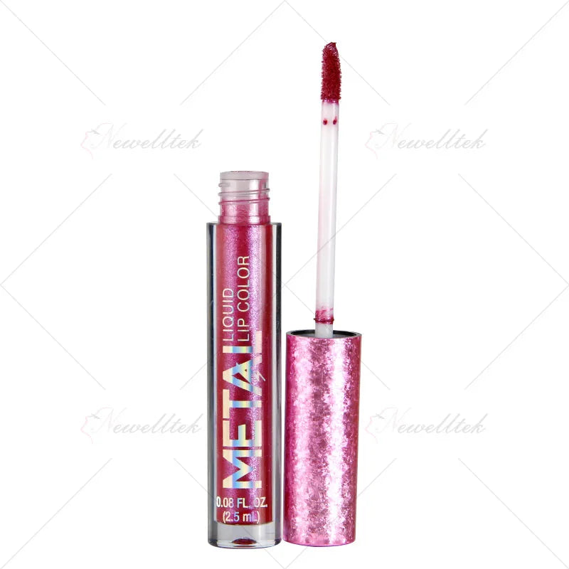 metal liquid lipstick waterproof long lasting metallic matte liquid lipstick
