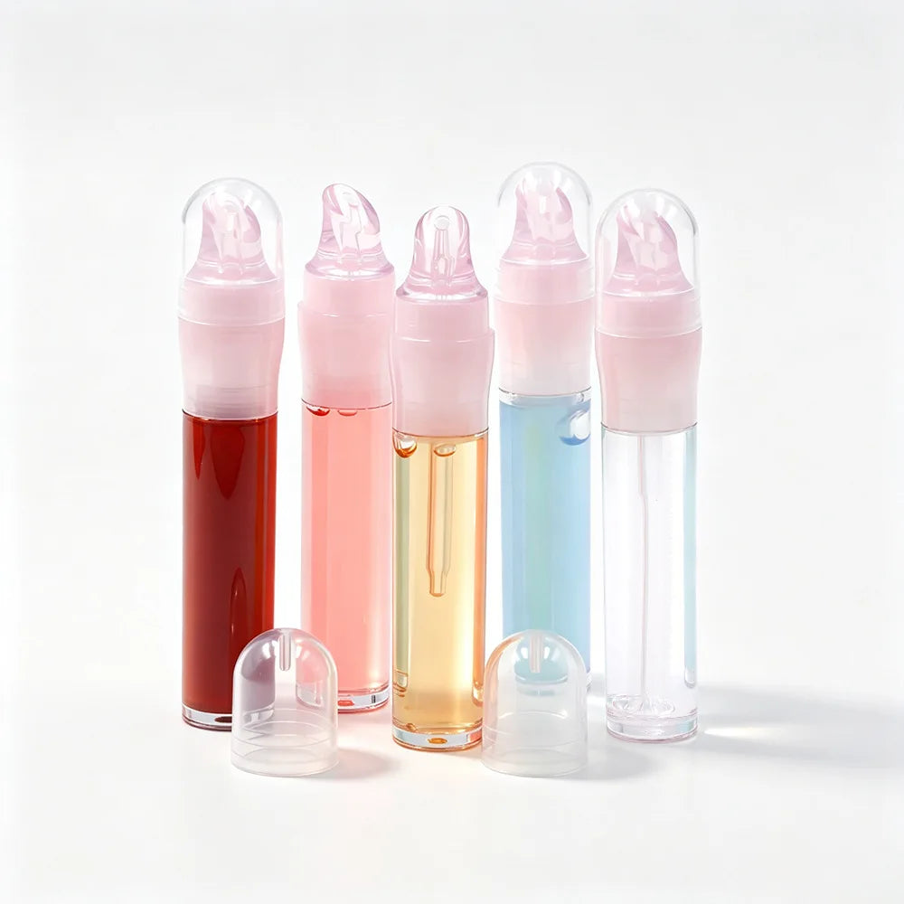 vegan moisturizing lip oil hydrating cruelty free vitamin-e lip gloss hydrating clear lip glow oil