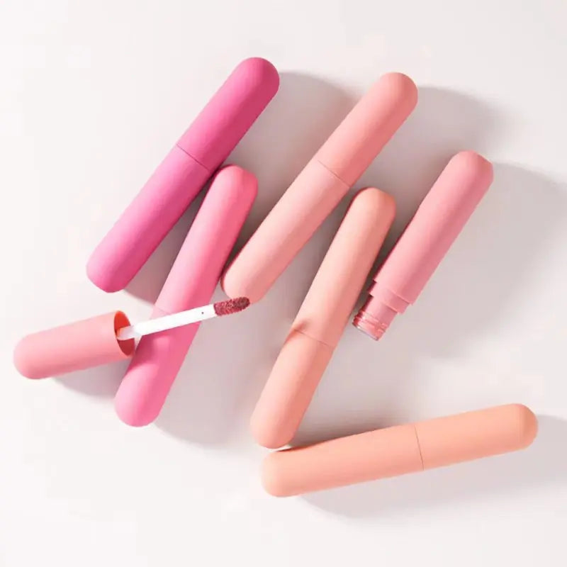 6 colors lip gloss nude pink mirror finish high shine smooth moisturizing gel lip tint