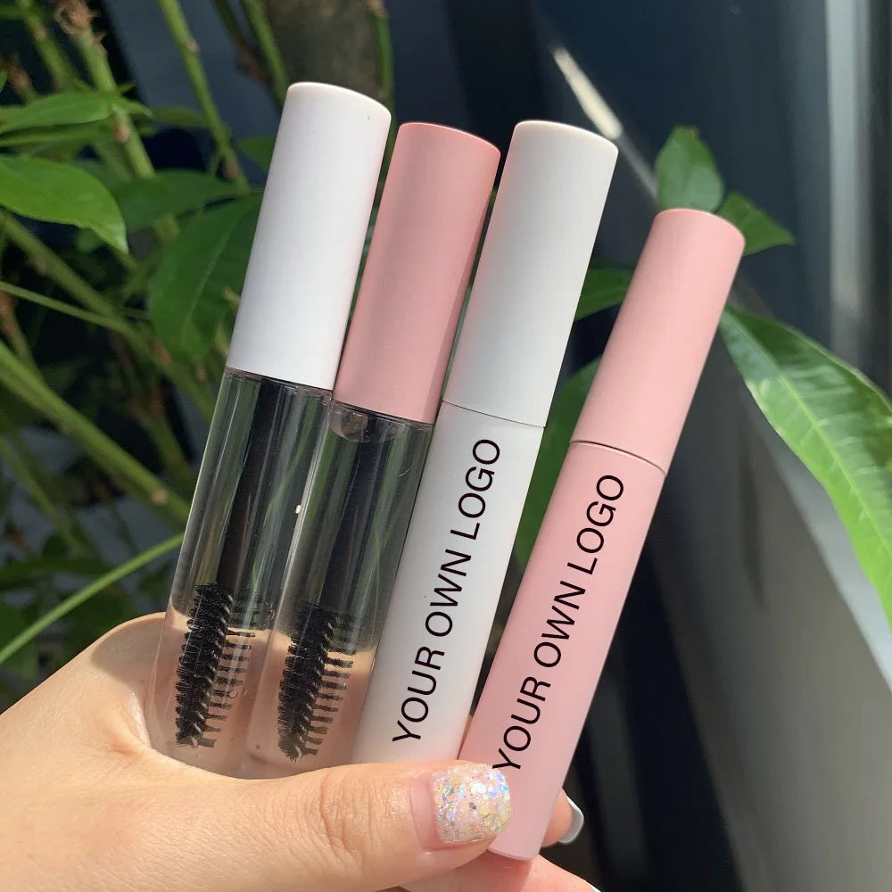 vegan transparent eyebrow gel with brush long lasting waterproof strong hold eye brow styling wax gel dry fast