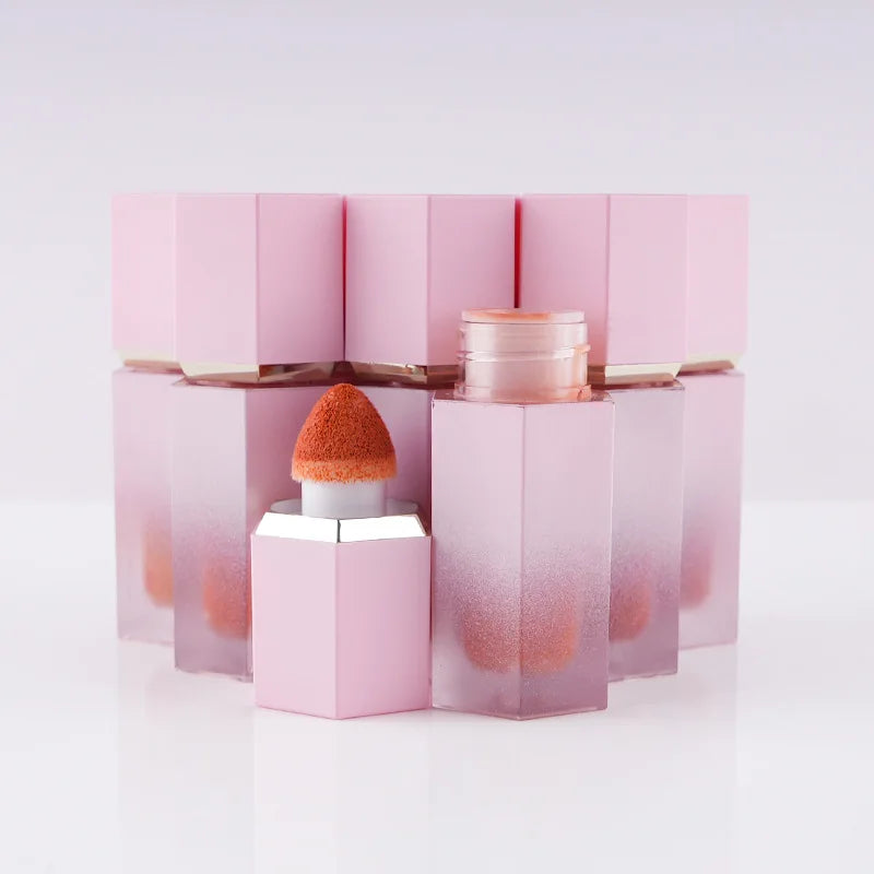 high pigment liquid blush long lasting waterproof hot selling 8 color cheek color liquid blush
