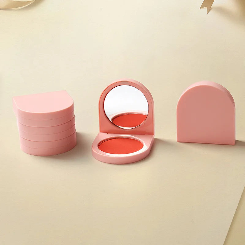 low moq blush cruelty free pressed powder palette cheek pink white makeup blush blusher