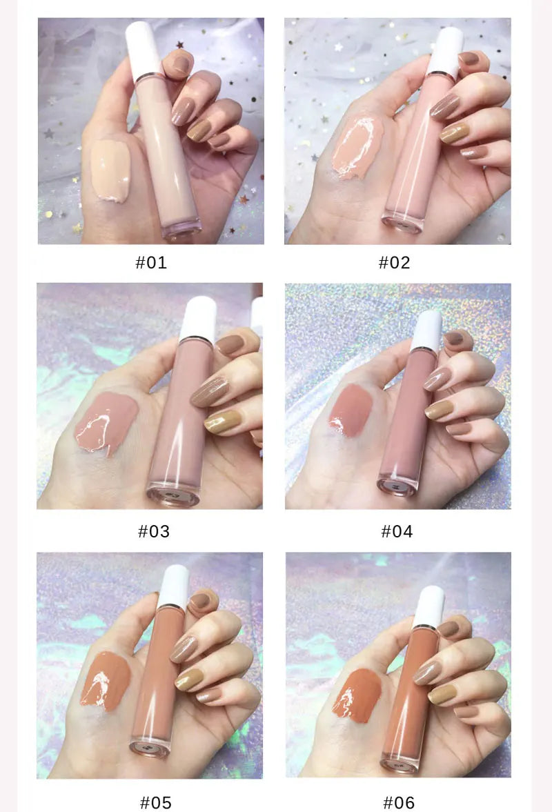 64 colors matte and shimmer waterproof vegan lip gloss cruelty free liquid lipsticks