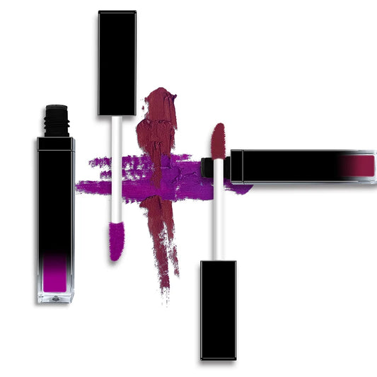 black packaging matte lip gloss matte lipsticks natural waterproof long-lasting nude liquid lipstick