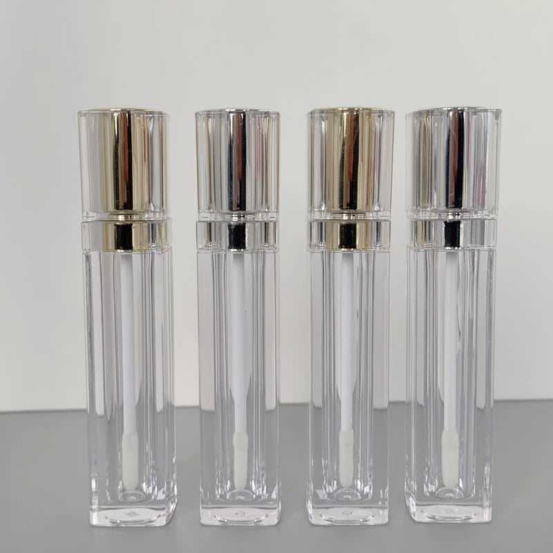lip gloss empty tubes square unique empty gold luxury clear lip lipstick lip gloss tubes with packaging